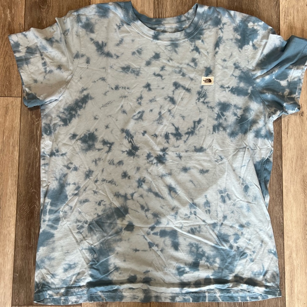 The North Face Sky Blue Tie-Dye Tee Mens XXL